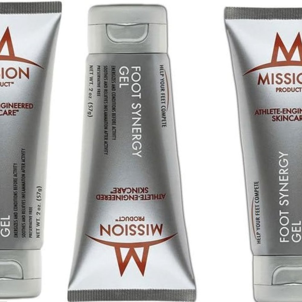 3 Mission Athlete-Engineered Skincare Foot Synergy Gel ~ keep feet dry and cool